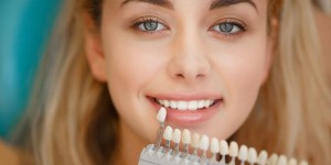 smiling girl with white teeth